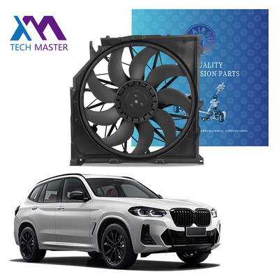 Effizienter Kunststoff-Auto-Kühlventilator mit OEM-Optionen für BMW E83 ISO TS15949-Zertifizierung