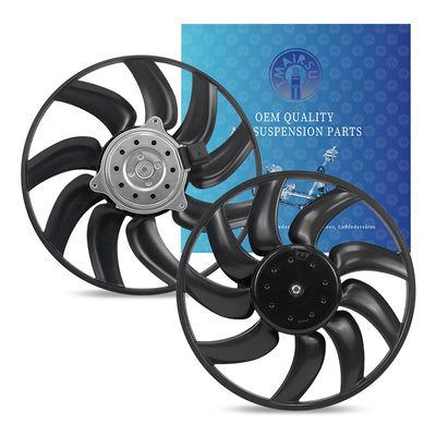 Elektrische Kühlerventilatormontage für Audi A4 S4 Q5 A5 A7 Macan mit Gummi-Stahl-Aluminiumkomponenten