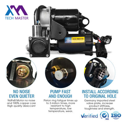 Brandneue Luftfederungskompressorpumpe für Range Rover Sport L320 Hitachi Typ LR015089 LR025111 LR072537 LR023964 Pumpe + Relais